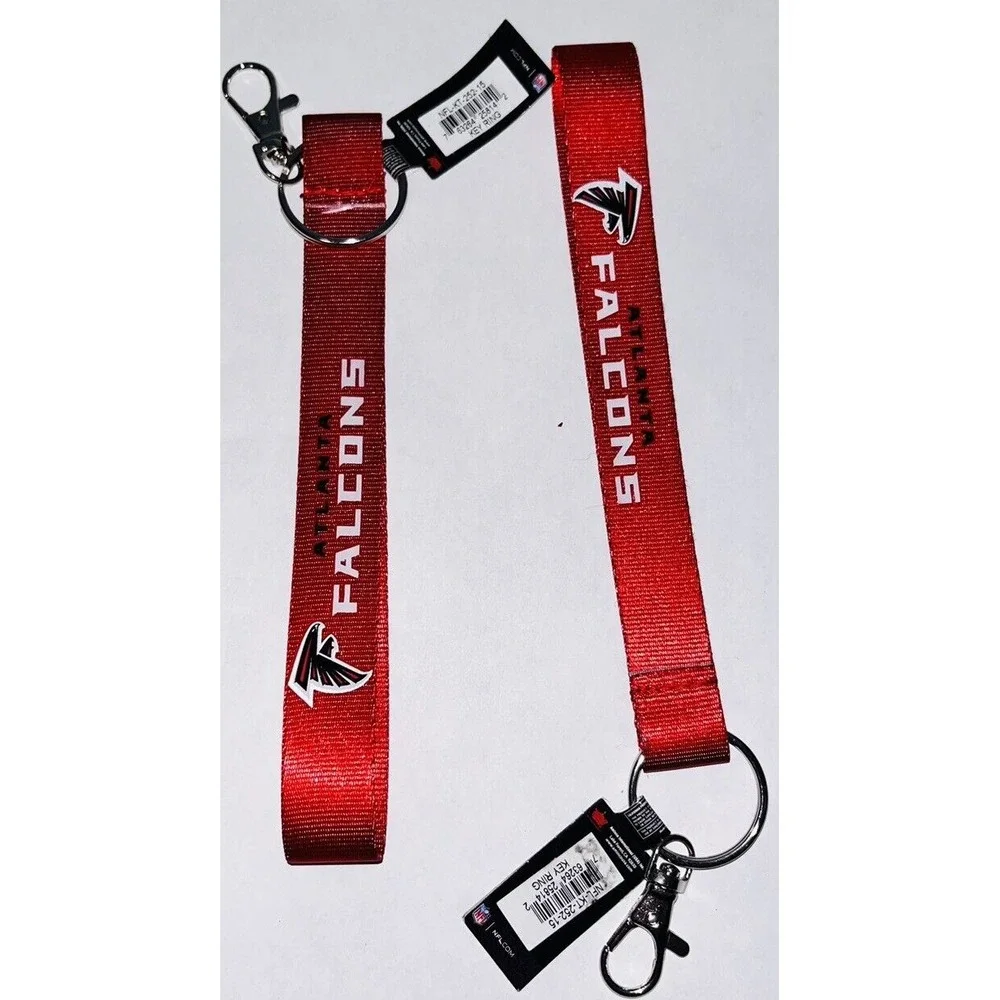 Atlanta Falcons NFL Key Chain 6 inches 2 pack small